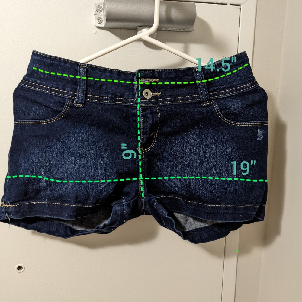 Denim shorts